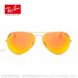 RayBan雷太阳镜徒步旅行者板材方形简约舒适墨镜0RB3025