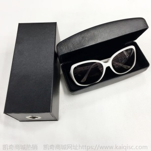 17新款高档金属皮太阳眼镜盒V牌眼镜盒EVA抗压拉链盒 多款可选
