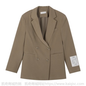 黄峥设计感垫肩西装外套女2021春季韩版气质宽松显瘦西服WT79953