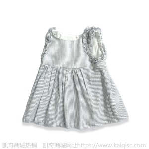 2021纯色女现货整手批发连衣裙棉无袖灰色公主夏季童装