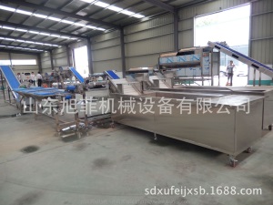 萝卜土豆净菜加工设备  超市配送净菜加工生产线  山东旭菲