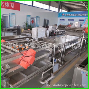 净菜加工设备 自动化涡流洗菜机 气泡洗土豆丝设备 循环水