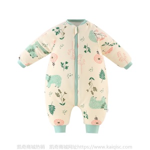 婴儿分腿睡袋冬季加厚宝宝纯棉防踢被儿童睡袋一件代发