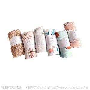 2021新款包巾muslin纱竹纤维婴儿襁褓巾z纱布毯子盖毯浴巾