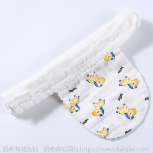 ❤好评率100%❤4层婴儿吸汗巾儿童纱布垫背巾纯棉卡通幼儿园隔汗巾大号宝宝汗巾