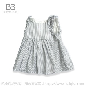 2021纯色女现货整手批发连衣裙棉无袖灰色公主夏季童装