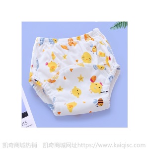 夏秋6层纱布婴儿尿布裤纯棉如厕训练裤宝宝防水学习裤儿童隔尿裤