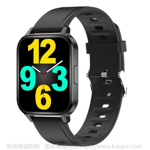 蓝牙运动硅胶手环金属壳Q18智能手表 计步天气户外手表现货厂家