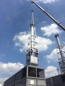 垃圾场分布式能源项目脱硝设备 沼气备用发电机烟气scr脱硝选绿谷