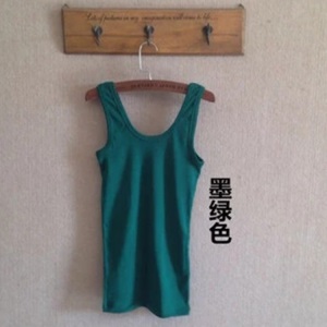 一件代发9.9包邮女装 韩版新款打底运动棉纯色背心女加绒瑜伽