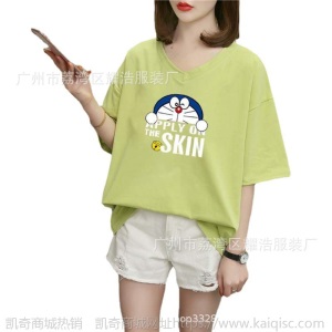 女装服饰凯奇尾货 夏季韩版短袖女式t恤 9.9包邮一件代发地摊货源