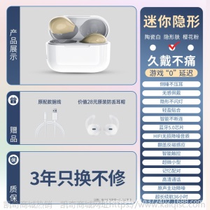 双耳无线蓝牙耳机迷你超小隐形凯奇电商一件代发TWS半入耳式5.1