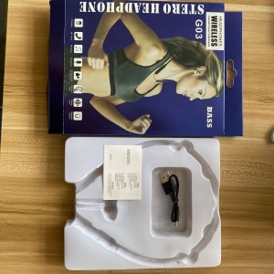 无线蓝牙挂脖式新款运动耳机 凯奇私模G03磁吸双耳立体声跑步耳塞
