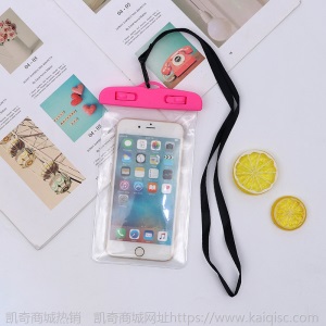 厂家批发户外用品PVC手机透明防水袋 漂流防水手机保护套定制批发