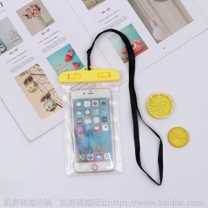 厂家批发户外用品PVC手机透明防水袋 漂流防水手机保护套定制批发