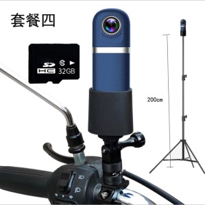 全景相机720度高清运动相机摄像头旅游骑行直播摄像机VR全景拍摄
