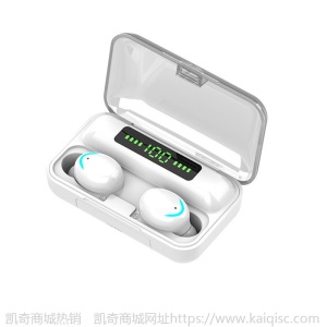 F9指纹触摸无线蓝牙耳机tws真立体音入耳式数显F9笑脸5.0运动双耳