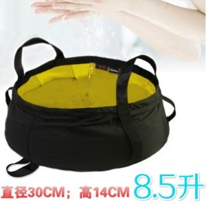 工厂直销旅行旅游户外用品便携折叠水盆洗脚盆洗脸盆折叠盆便携式