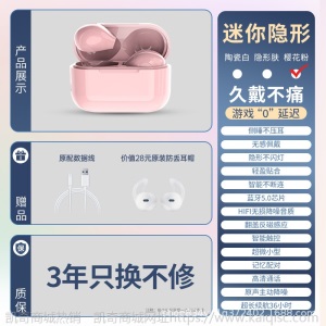 双耳无线蓝牙耳机迷你超小隐形凯奇电商一件代发TWS半入耳式5.1