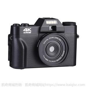 凯奇新款4K高清4800万像素入门微单数码照相机家用旅行带WIFI相机