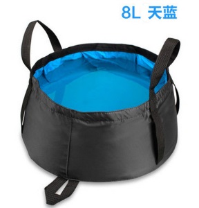工厂直销旅行旅游户外用品便携折叠水盆洗脚盆洗脸盆折叠盆便携式