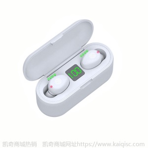 F9指纹触摸无线蓝牙耳机tws真立体音入耳式数显F9笑脸5.0运动双耳
