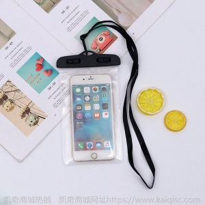 厂家批发户外用品PVC手机透明防水袋 漂流防水手机保护套定制批发
