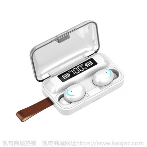 F9指纹触摸无线蓝牙耳机tws真立体音入耳式数显F9笑脸5.0运动双耳