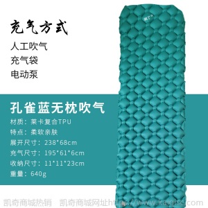 充气垫户外用品气垫床露营便携自动充气床垫防潮帐篷垫野营垫凯奇