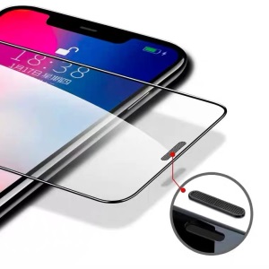 适用苹果11防偷窥钢化玻璃膜iphone12promax防尘网xs全屏手机贴膜