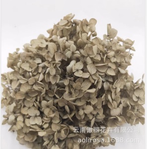 云南鲜花直批永生花木绣球/保鲜花真花干花塔型盒装绣球厂家批发