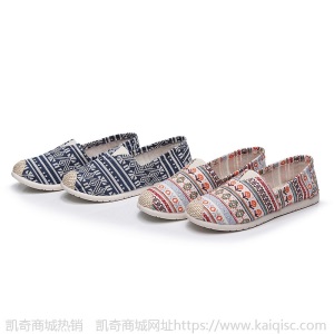 2021新款老北京布鞋女一脚蹬软底懒人鞋平底鞋帆布渔夫鞋一件代发