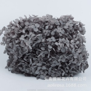云南鲜花直批永生花木绣球/保鲜花真花干花塔型盒装绣球厂家批发