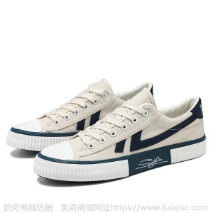 网红小白鞋男2021韩版春季新款休闲板鞋饼干帆布鞋学生运动鞋批发