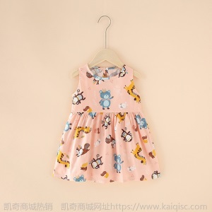 女童连衣裙2021童裙新款儿童纯棉中大童小女孩公主裙连衣裙 女童