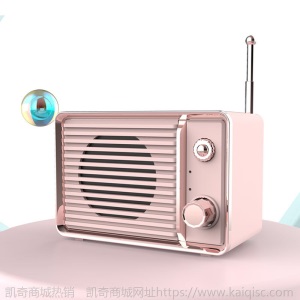 小电视新款复古蓝牙音箱 手提便携式创意礼品手机无线小音响