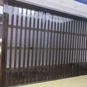 PVC折叠门推拉门室内隔断门汽车美容折叠门 商场商铺推拉门