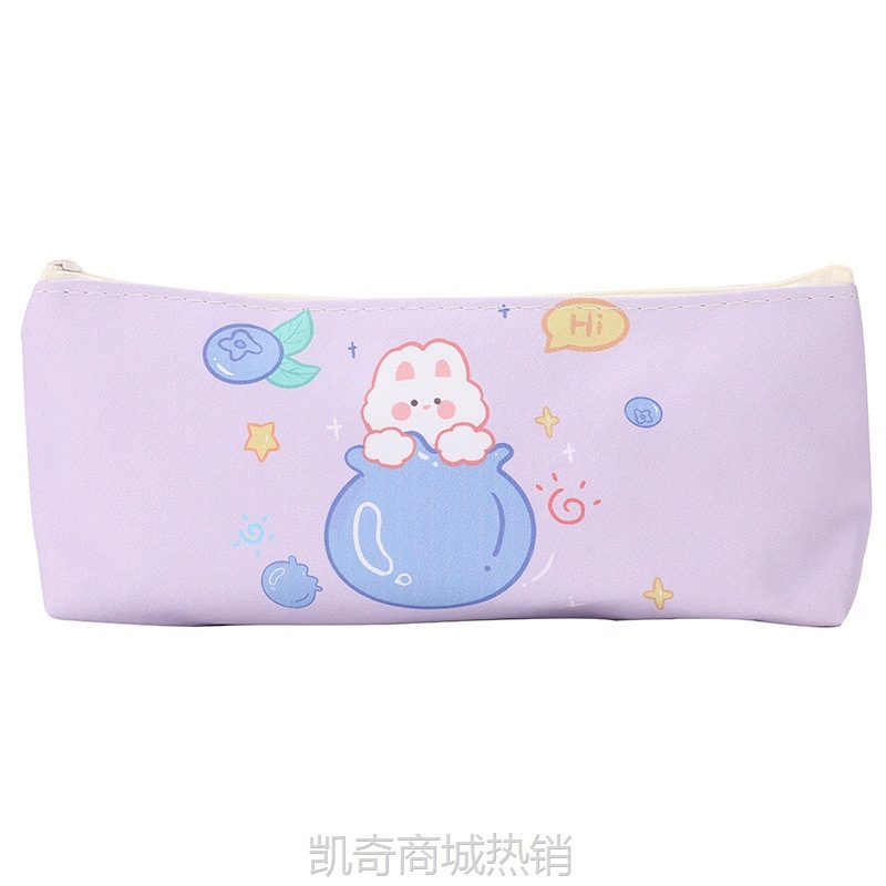 简约ins笔袋个性铅笔文具小学生大容量文具盒网红卡通学习铅笔盒