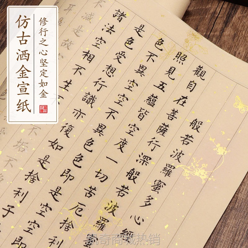 芯經手抄經文金刚經大悲地藏楞严临摹小楷毛笔字帖手抄本毛笔练习