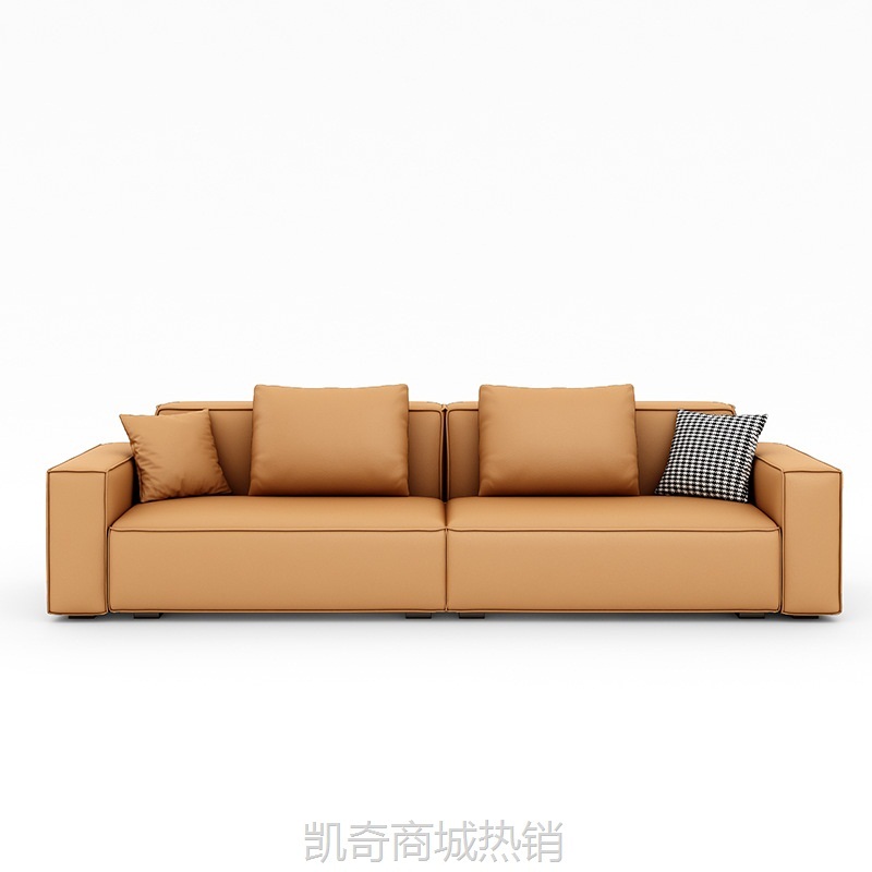 办公室沙发真皮商务休息区贵宾接待银行会议室沙发茶几组合套装
