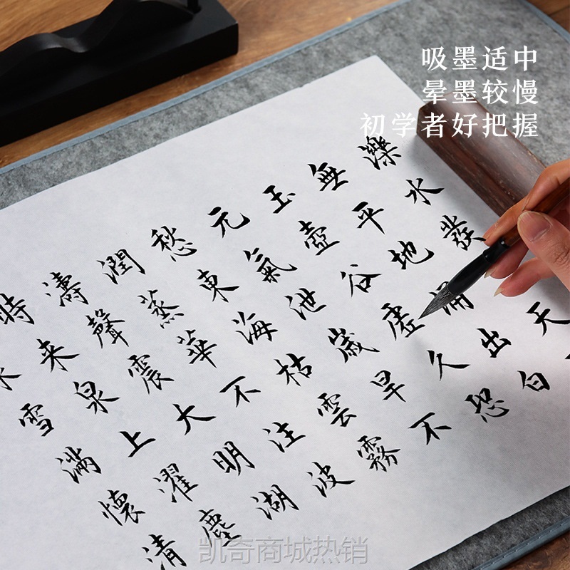 宣纸书法专用纸半生熟安徽批发作品国展加厚国画四尺六尺毛笔字纸