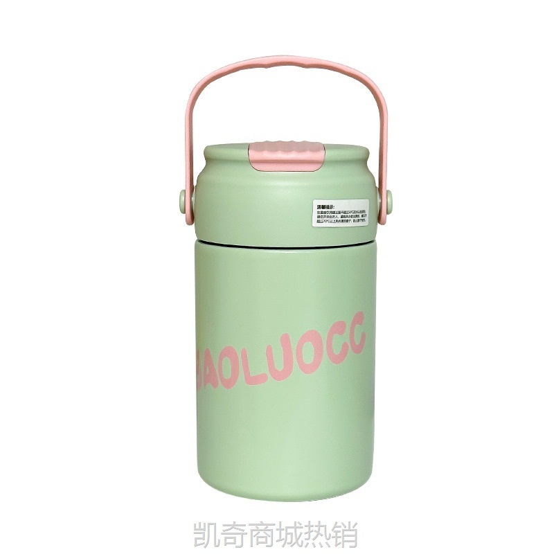 手提高颜值花茶保温杯女大容量316不锈钢水杯茶水分离新款咖啡杯