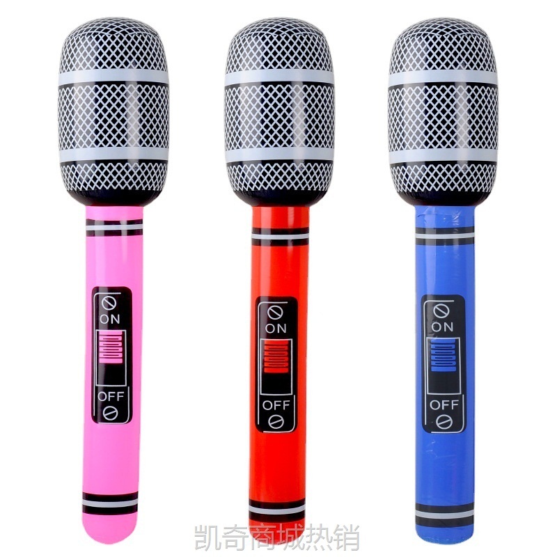 批发爆款结婚整蛊接亲麦克风创意充气话筒整新郎伴郎拍照游戏道具