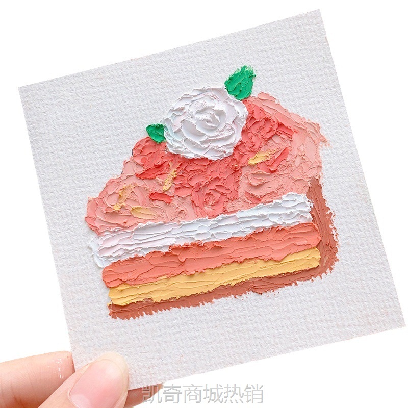 儿童手工diy绘画四宫格装裱正方形油画棒画相框摆台油画棒批发