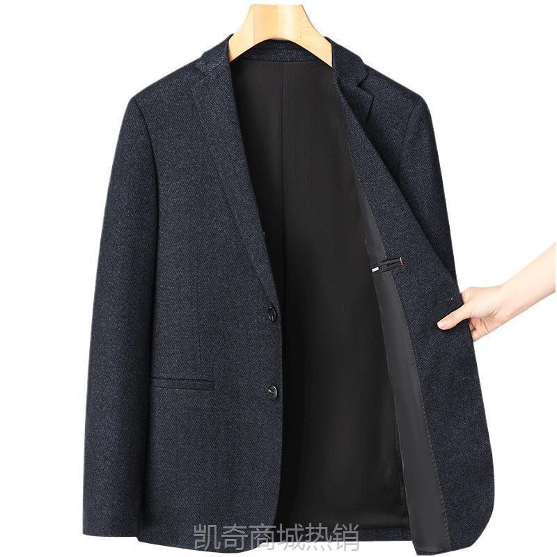 专柜男士西服外套婚礼服正装商务休闲羊毛高端保暖西装秋冬款上衣