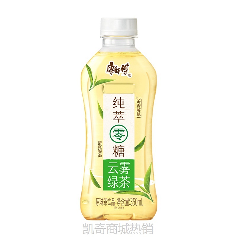 康师傅纯萃茉莉花茶高山乌龙茶绿茶零糖350ml*6瓶