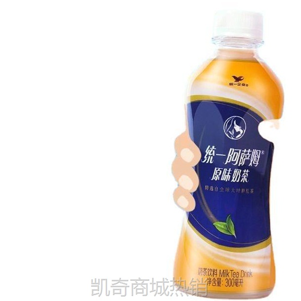 统一阿萨姆奶茶300ml*6瓶原味饮料家庭分享装一整箱发货