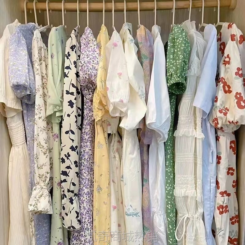 森马夏季法式连衣裙十三行品牌折扣女装尾货清仓地摊尾单一手货源