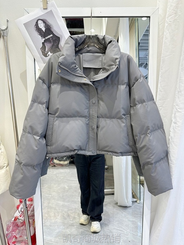 反季pu皮羽绒棉服女短款2024年新款冬季棉衣面包服小个子棉袄外套