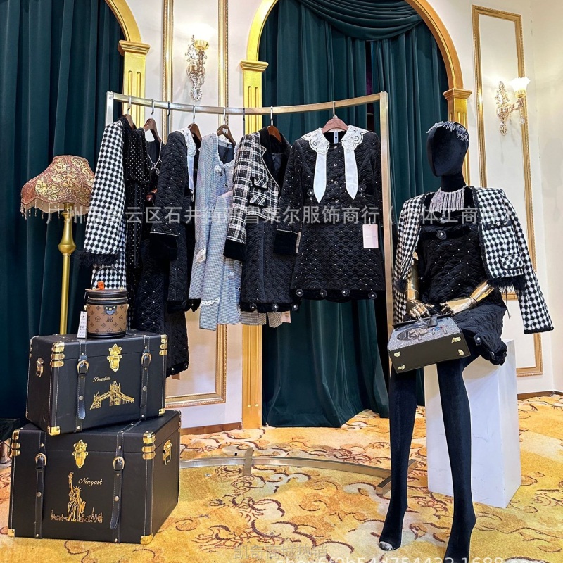格莉设计师女装尾款清货可挑款可走份品牌撤柜尾货连衣裙两件套